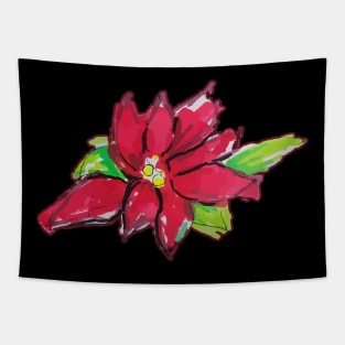 Christmas Eve Flower Tapestry