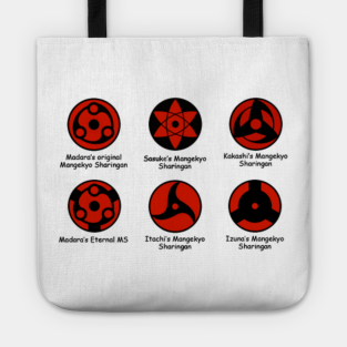 Sharingan Naruto Tote Bags Page 3 Teepublic Uk