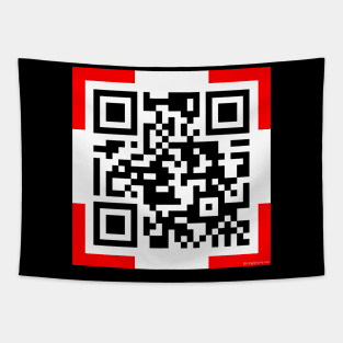 QR Code - Fuck You! Tapestry
