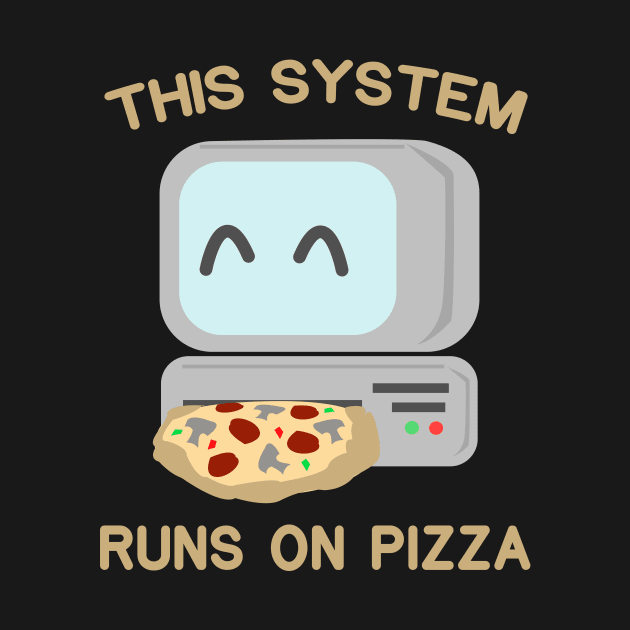 Computer Pizza by Foxxy Merch