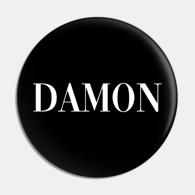 Damon - Pose - White Pin by deanbeckton