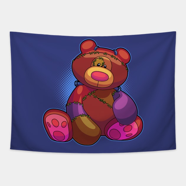 Horror Teddy Bear 1 Tapestry by ArtisticDyslexia