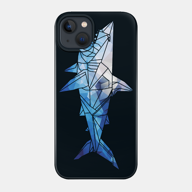 Origami Shark - Shark - Phone Case