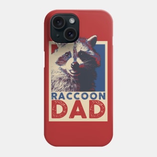 Raccoon Dad Pop Art Style Phone Case