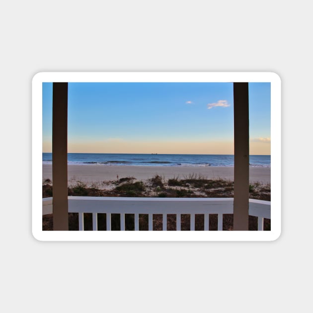 View From The Gazebo Magnet by Cynthia48