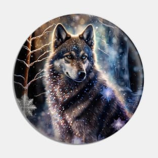 Beautiful Tamaskan Wolfdog Pin