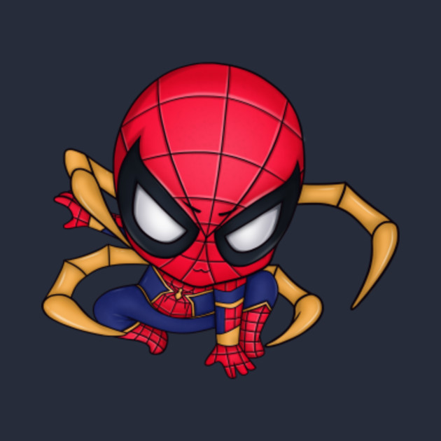 Cute Chibi Spider Man - Spider Man - Camiseta | TeePublic MX