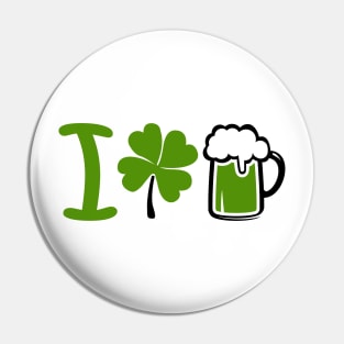 Funny St. Patricks T-shirt Pin