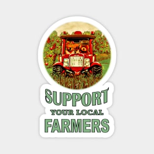 Support your Local Farmers Magnet