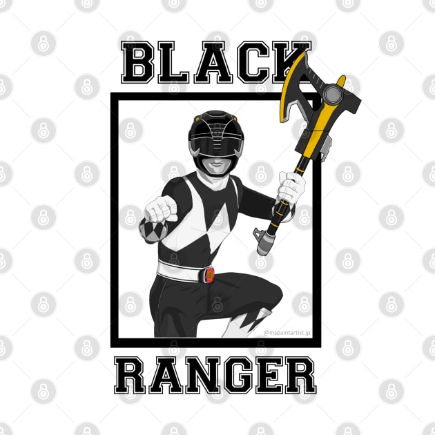Zack Black Ranger by Zapt Art
