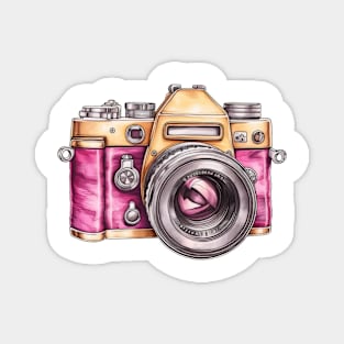 Pink Camera Magnet