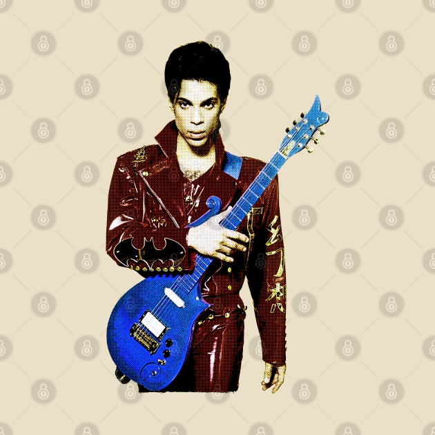 Prince Retro Style - Musical Legend Tribute by Mr.FansArt