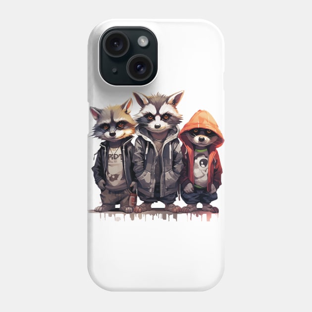 raccoon Phone Case by piratesnow