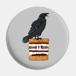 Never S'more quoth the raven. Pin
