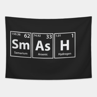 Smash (Sm-As-H) Periodic Elements Spelling Tapestry