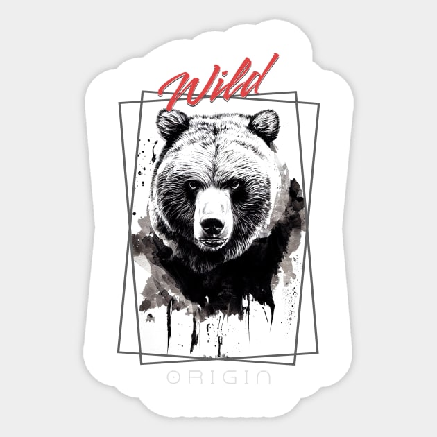 Bear Nature Sticker