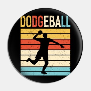 Dodgeball Player Vintage Pin