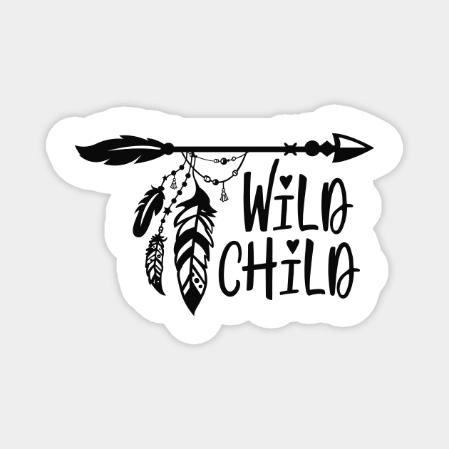 Wild Child Magnet by Ombre Dreams