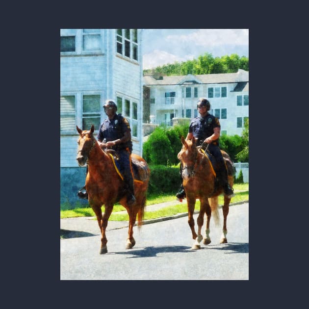 Police - Two Mounted Police by SusanSavad