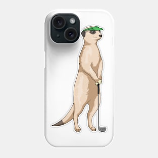 Meerkat Golf Golf clubs Phone Case