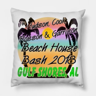 Beach House Bash 2018 - Gulf Shores Pillow