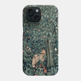 William Morris Woodland Tapestry Fox Phone Case