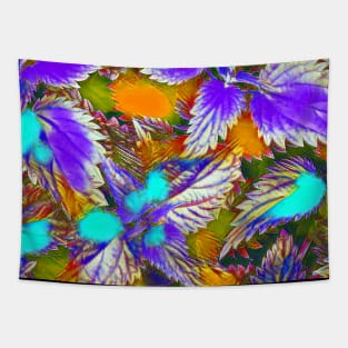 Super Cool Leaves Design Tapestry