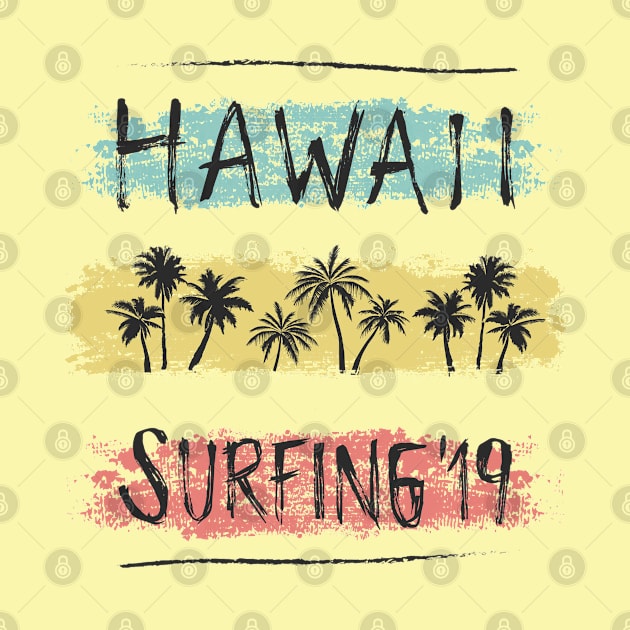 Hawaii surfing by ArtStyleAlice