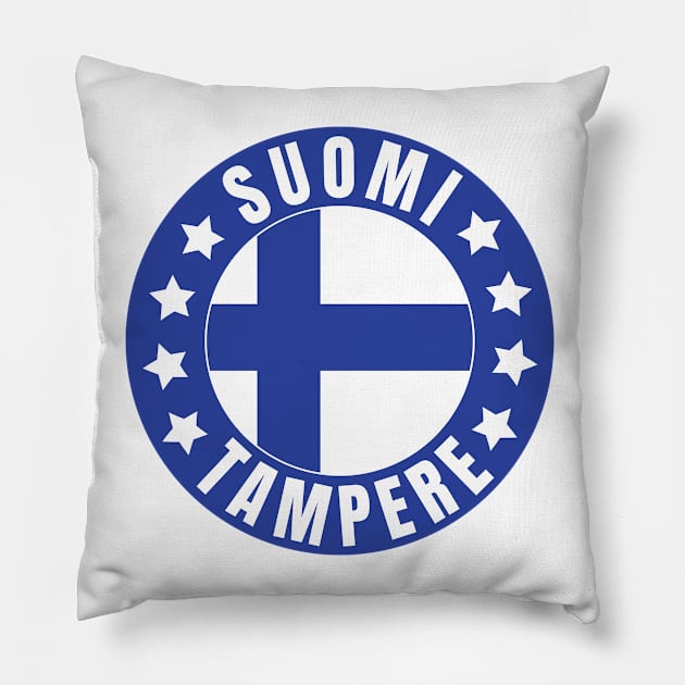 Tampere Pillow by footballomatic