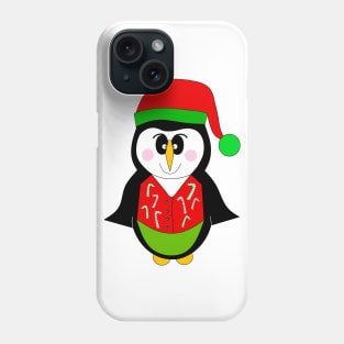 MERRY Christmas Festive Penguin Phone Case