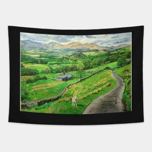 Road to Snowdonia Tapestry