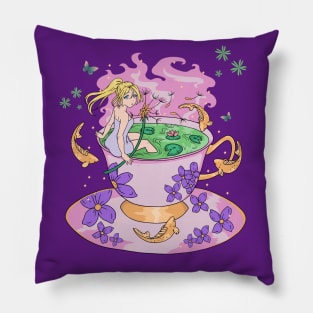 Kawaii Anime Girl Magic Tea Pillow