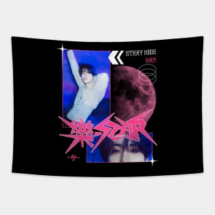 Han Rock Star Stray Kids Tapestry