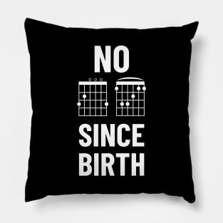 No GF Since Birth G and F Chords Tabs Dark Theme Pillow