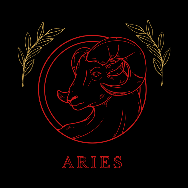 Aries Zodiac Sign by Pacific Opal