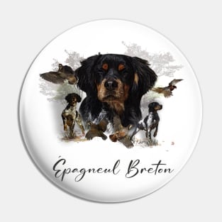 The Brittany,  Bird hunting Pin