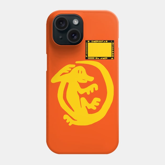 Orange Iguanas Phone Case by pherpher