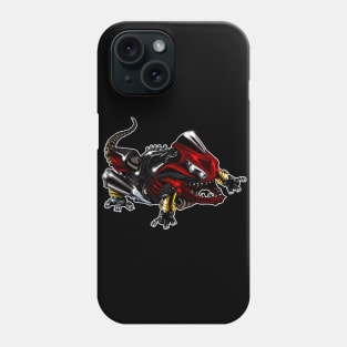 Kawasaki ZX14 Lizard Burgendy Phone Case