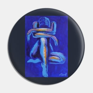 Blue Mood 7 - Female Nude Pin