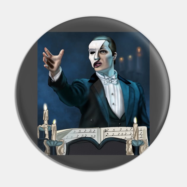 Music of the night Pin by Vallieboy_art