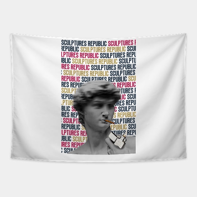 David sculpture design Tapestry by Sculptures Republic 