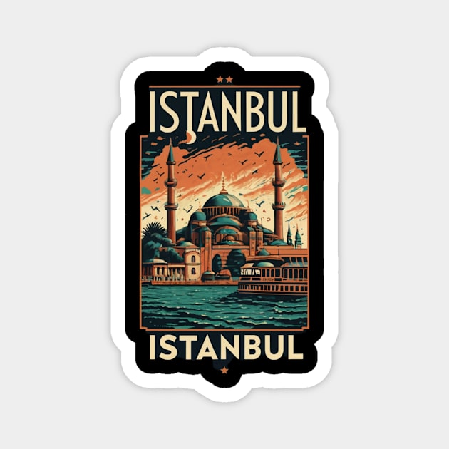 Istanbul Magnet by TshirtMA