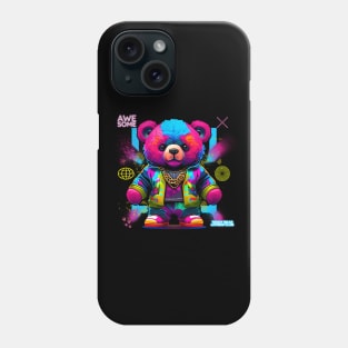 awesome baby punk bear (teddy bear lovers club) Phone Case