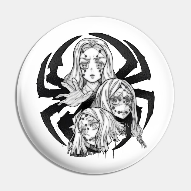 demon slayer Pin by boxermaniac