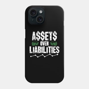 Assets Over Liabilities Accountant Phone Case