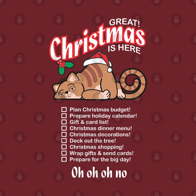 Christmas To Do List - Christmas Cat by Vector-Artist