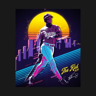 Ken Griffey Jr The Kid Basketball Legend Signature Vintage Retro 80s 90s Bootleg Rap Style T-Shirt