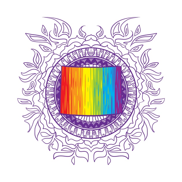 Colorado Mandala Pride by Manfish Inc.