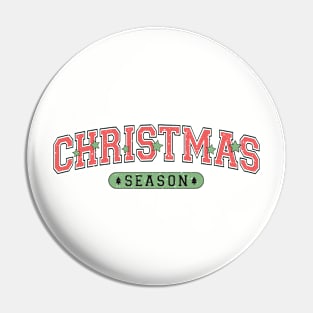 Christmas Season Athletic Style Pin