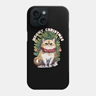 meowy christmas Phone Case